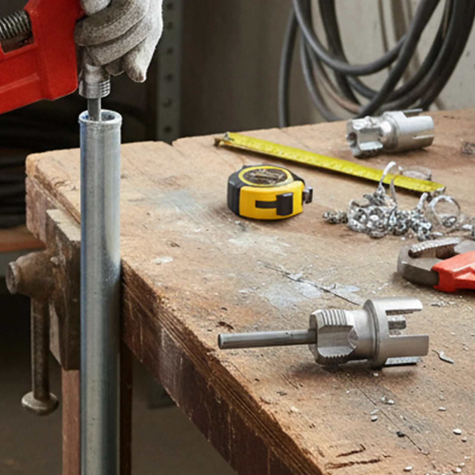 DIY Projects Dual-Function Tool Heavy-Duty Tool Hose Flange Stable Threading Performance Carbon Steel Construction
