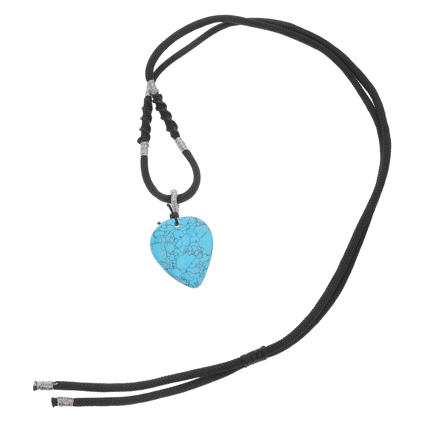 

Guitar Pick Necklace Charm Pendant Acoustic Picks Stone for Women Necklaces Miss