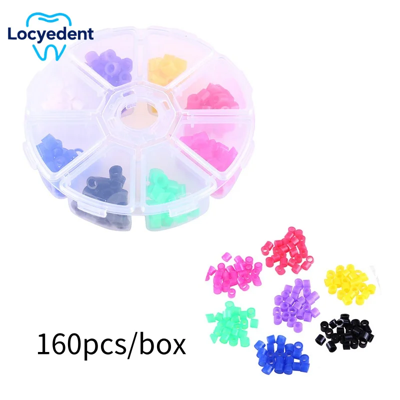 3Box Dental Silicone Code Rings - Colorful Instrument Markers for Sterilization Autoclavable Handpiece dentification 160pcs/box