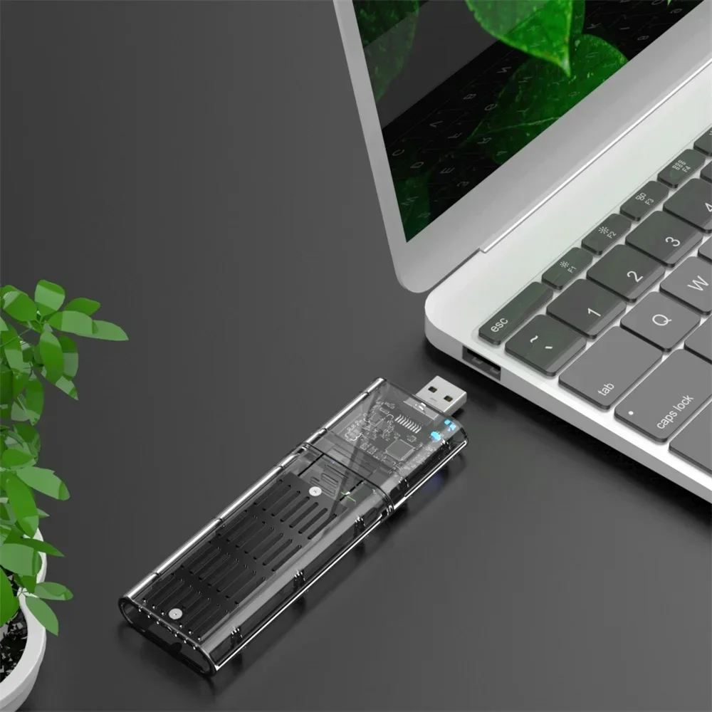 M2 Case M.2 to USB 3.0 5Gbps High-speed SSD Enclosure For SATA M.2 For NGFF SSD 2242 2260 2280 Card Adapter