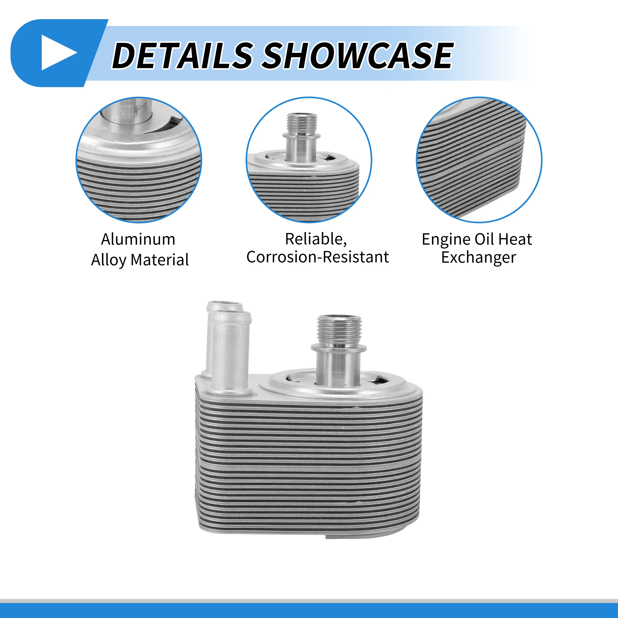 

Масляный радиатор двигателя UXCELL для Ford E-150 Econoline 2008 с 1 болтом No 2C2Z6A642AA/2C2Z6A642BA из алюминиевого сплава, 1 комплект автомобиля