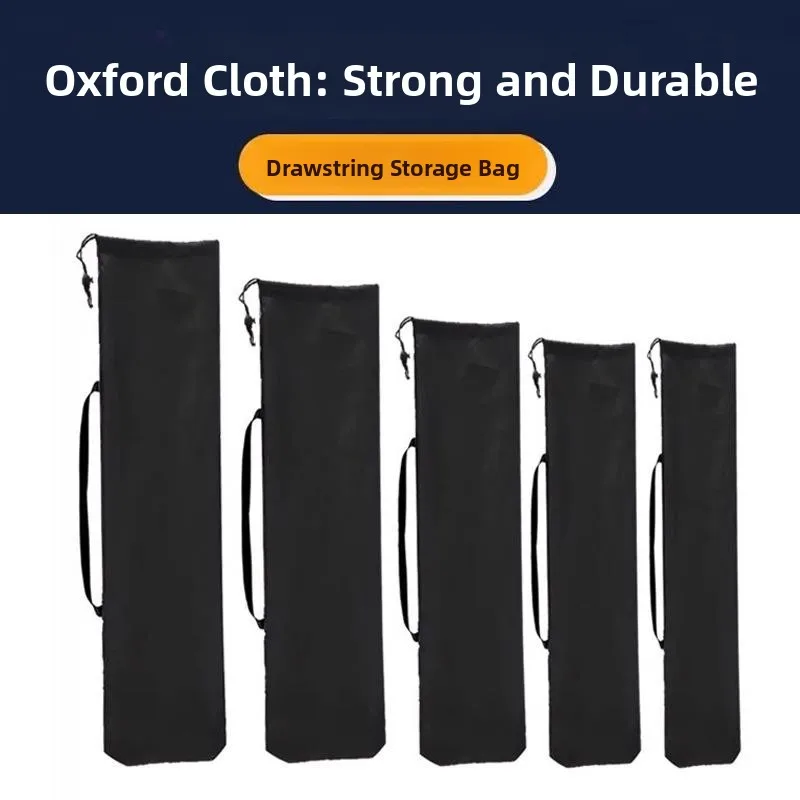 Outdoor Waterproof Drawstring Tool Bag Long Rectangle Storage Bag for Trekking Poles Tripod Canopy Rods And Other Gear