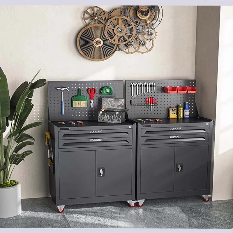 Tool Cart Mobile Multifunctional Workshop  Auto Repair AndRepair Cabinet  Hardware Toolbox  Workbench With Drawers