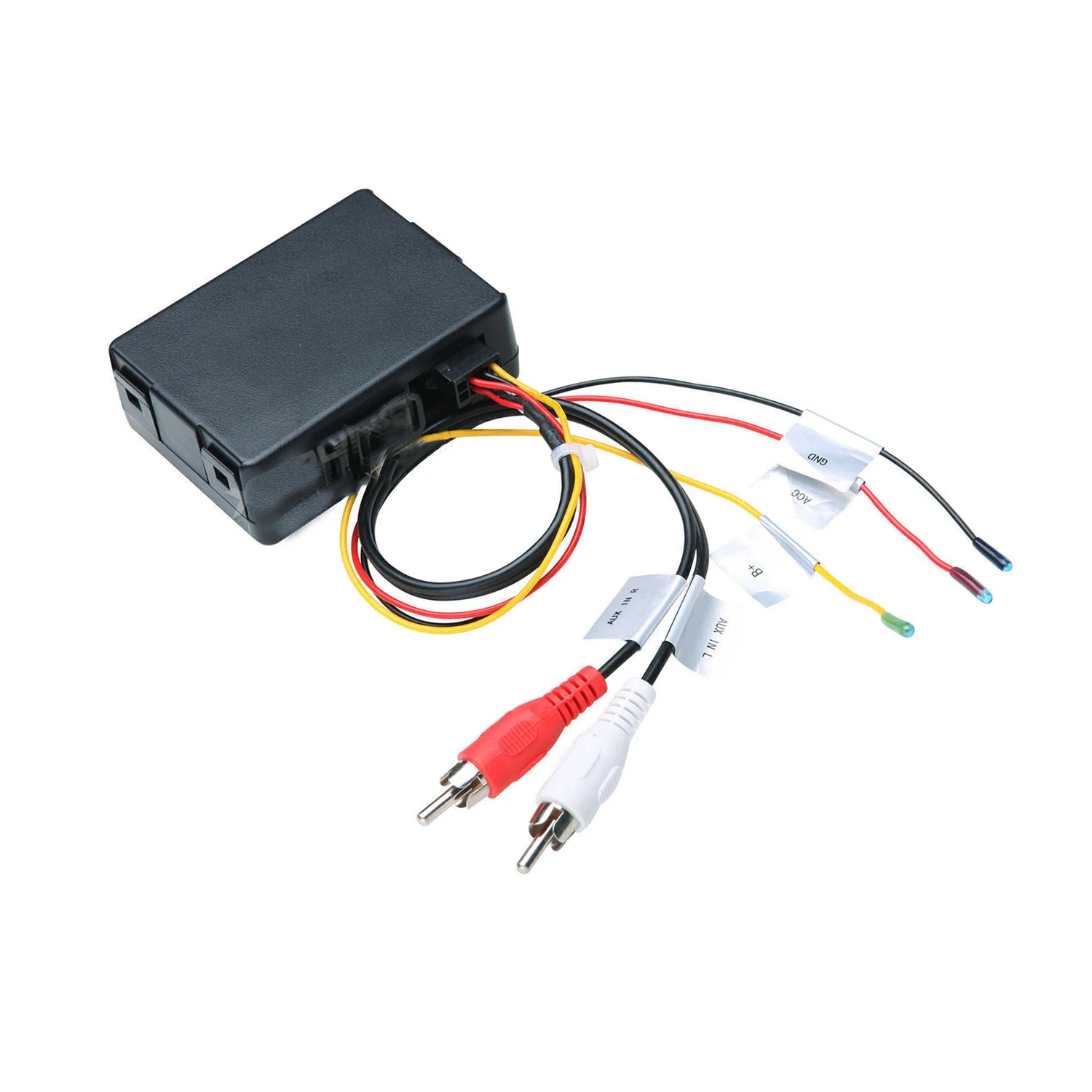 

12V ABS Car Optical Fiber Decoder Box Audio Converter with Cable for Mercedes Benz CLS / E / CLK / SL / SLK Car Replacement Part