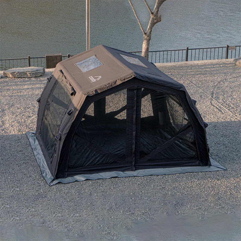 

Coody 10.0 Pro Air Tent-Black Professional Air Inflatable Outdoor Use Suitable for Family 2-4 Person Large Space Camping Tent
