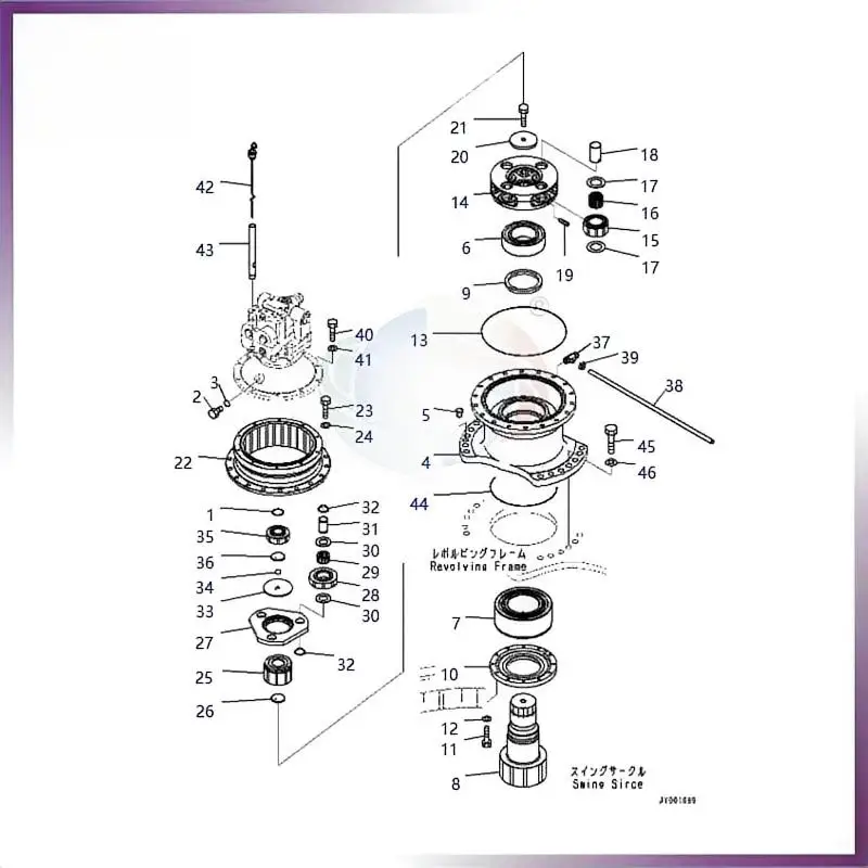 207-26-61210 2072661210 SEAL FOR KOMATSU EXCAVATOR PC300-7/8 PC350-7/8 PC360-7 PC360LC-10 PC360NLC-11 PC600-7/8 PC650-8