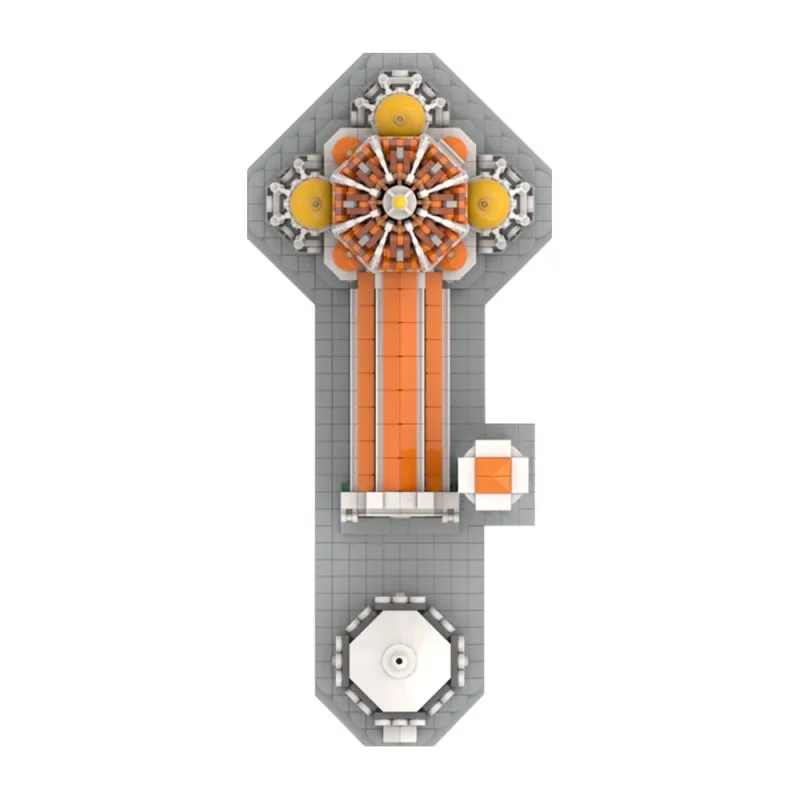 2015 قطعة MOC 1:800 مقياس كاتدرائية فلورنسا اللبنات القرون الوسطى الكنيسة وحدات نموذج لتقوم بها بنفسك تجميع اللعب للكبار طفل ifts #2