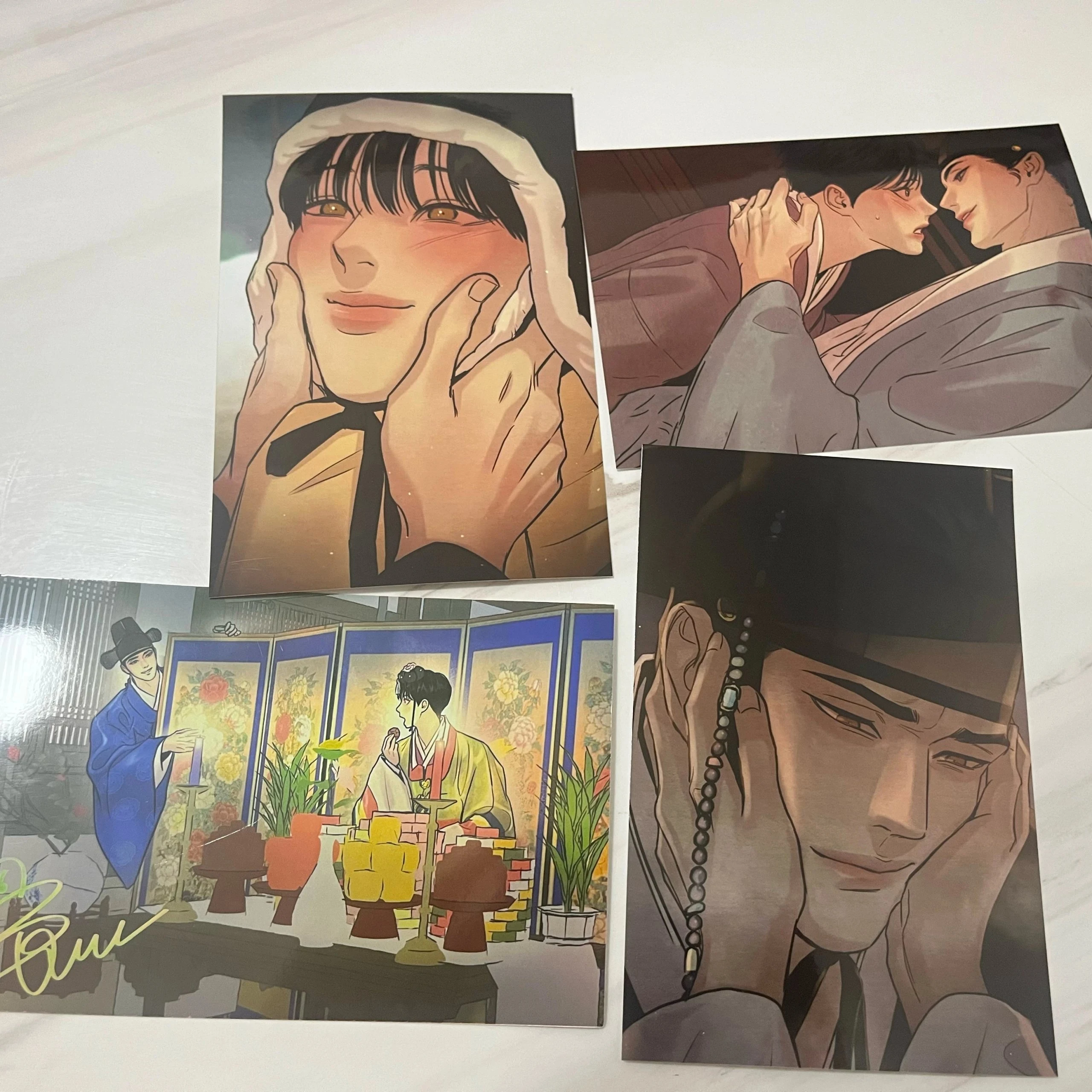 

BL comic Painter of the Night 5-8 Byeonduck Korean comic photo card Xiangka