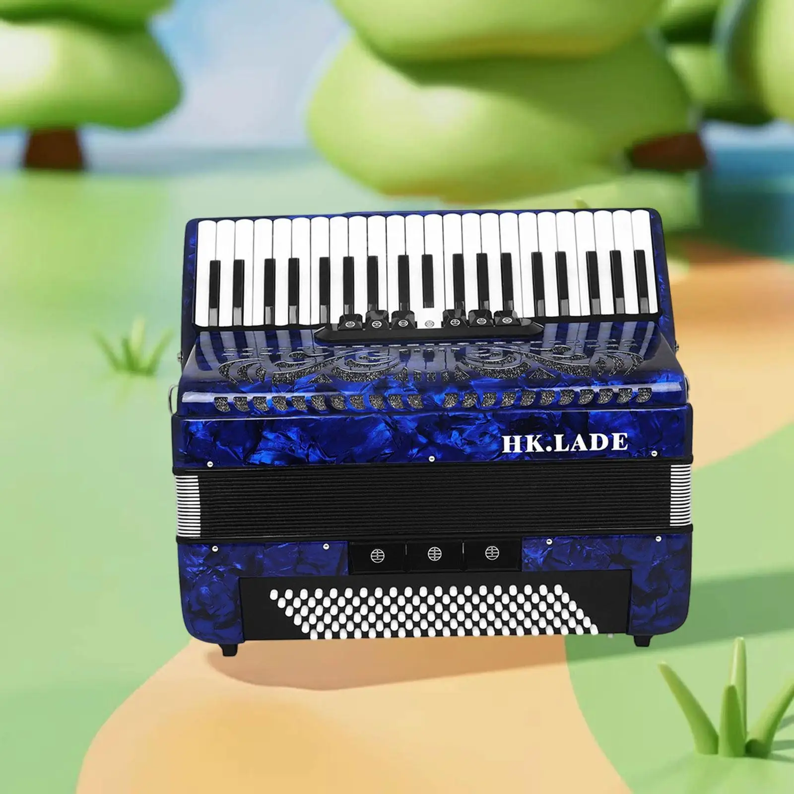 

Accordion 120 Bass 41 Keys Musical Instrument for Birthday Gift Beginners