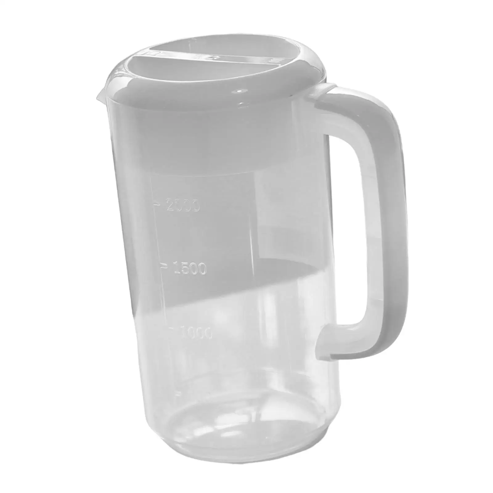 

Water Pitcher with Lid with Handle Multipurpose Carafes 4L Portable Water Jug with Handle for Fridge Restaurant Home Party Milk