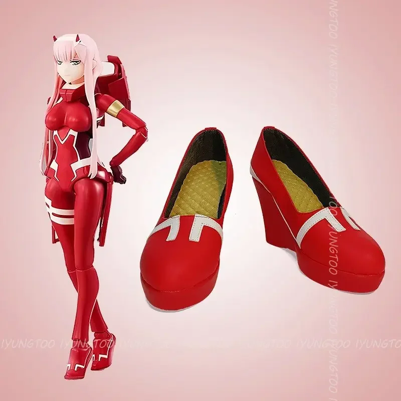 darling in the franxx Code：002 Anime Characters Shoe Cosplay Shoes Boots Party Costume Prop