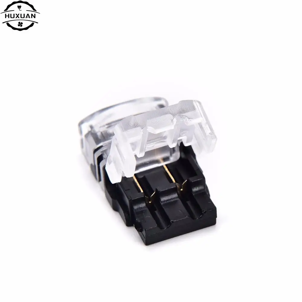 New 2pin LED Strip to Wire Connector for 8/10mm Single Color IP65 Waterproof SMD 5050 5630 LED Tape Light Connection Conductor