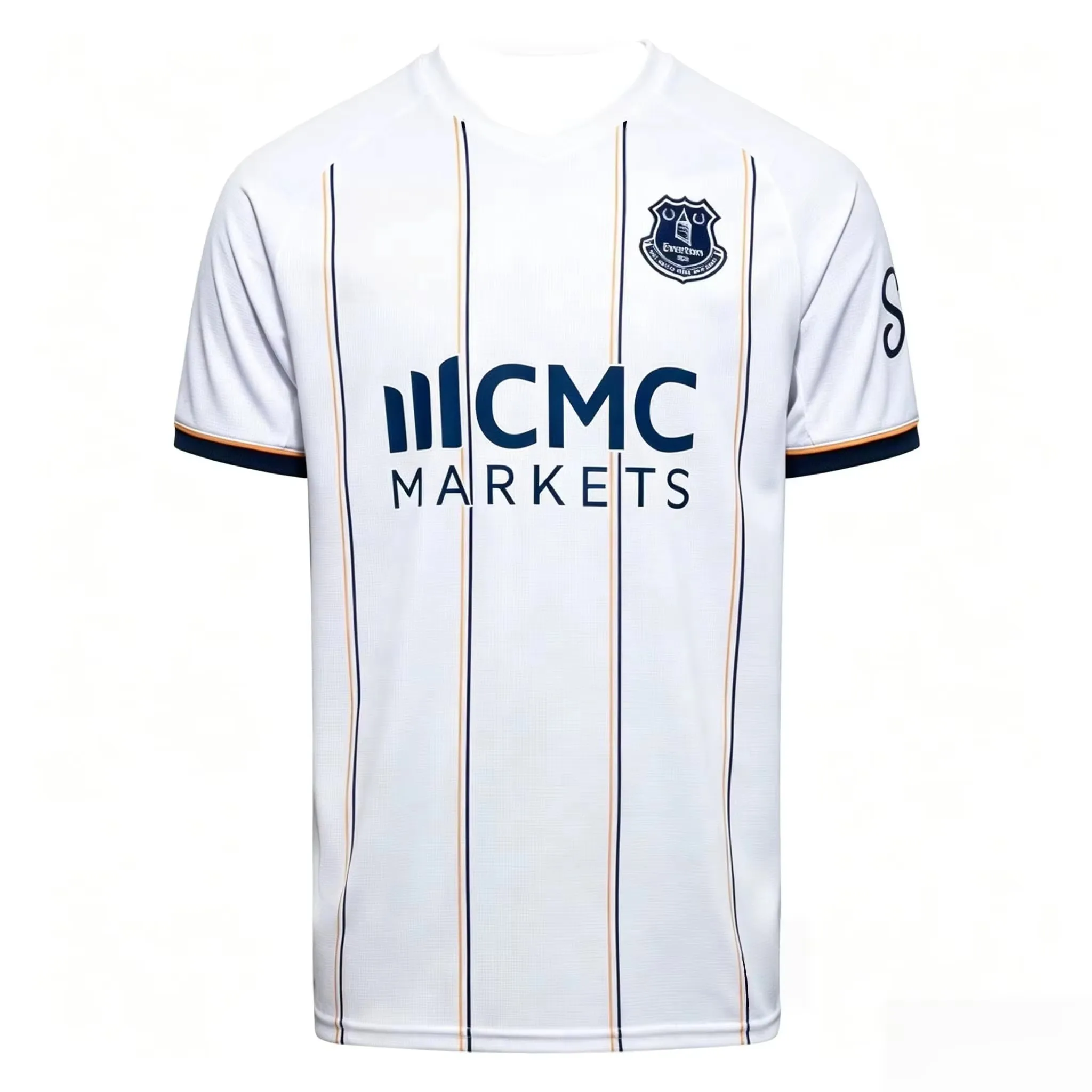 Heißes Y2k Everton Fußballtrikot Herren Fußball 3D T-Shirt Atmungsaktives Kurzarm-Sportoberteil Trainings-Top Lässiger Sommer-Fan-Stil – Detail 4