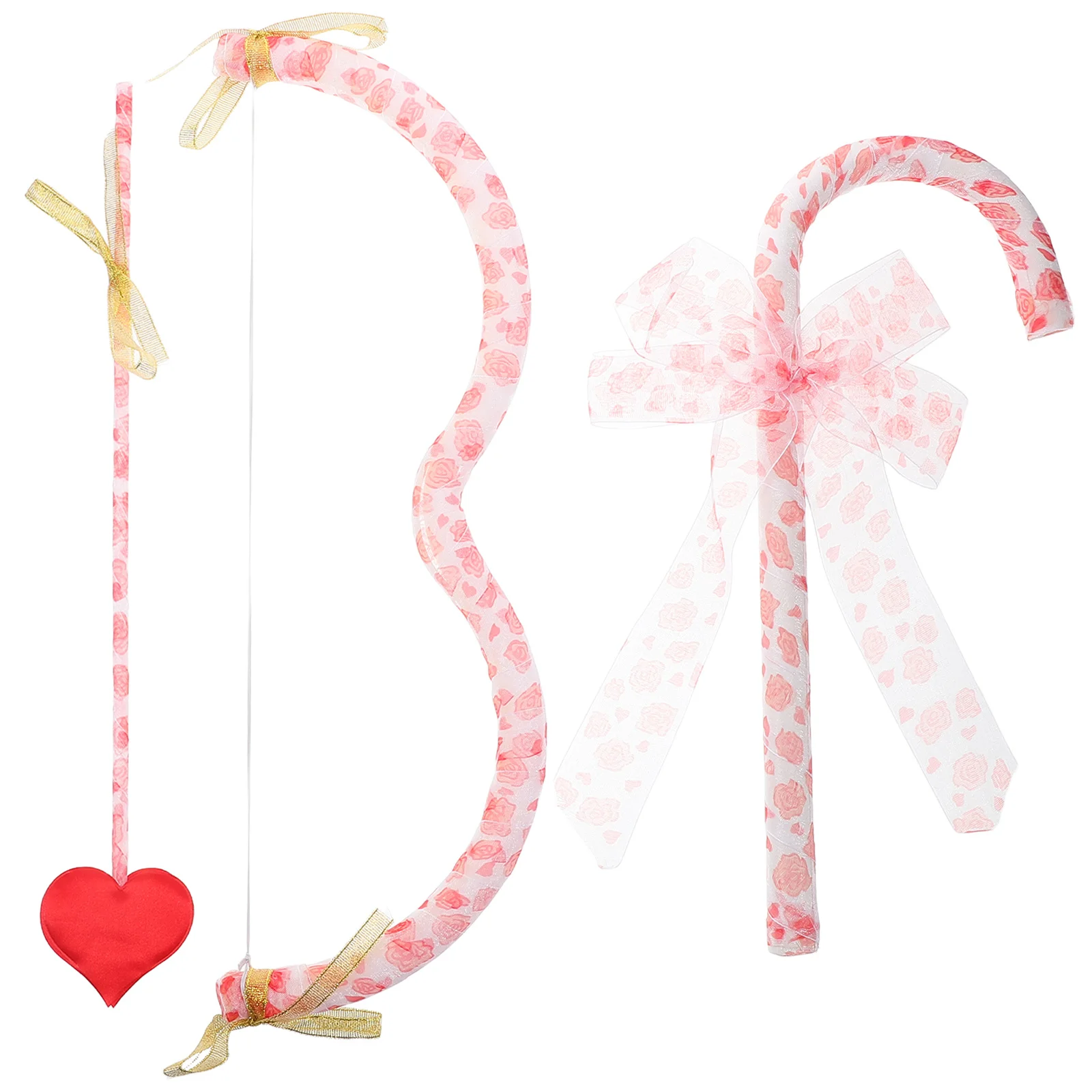 

1Set Cupid Accessories for Women Valentine's Day Costume Prop Kit with Bow Wand Ideal for Themed Party Outfit Cupids Bow