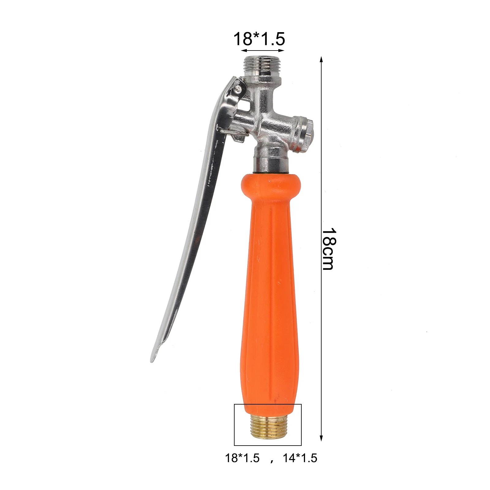 Adjustable Nozzle Length 7.09in 18cm Garden Sprayer Parts Easy Installation Process Multiple Spraying Modes Gardening Tasks