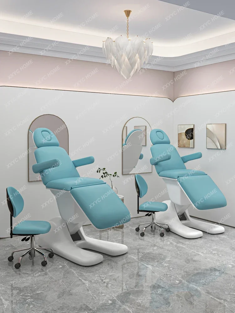 High-end electric lift beauty bed tattoo  plastic surgery injection tattoo embroidery bed ear picking dental   beauty chair