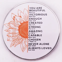 YOU ARE BEAUTIFUL Inspirational Quotes Saying Sun Flower Birthday Christmas Graduate Gifts