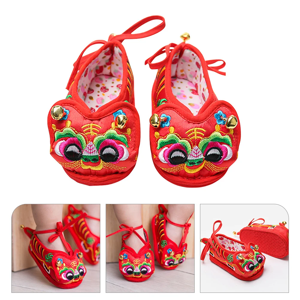 Walking Shoes Baby Embroidered Warm Footwear for Toddlers Babies Girl Winter Newborn