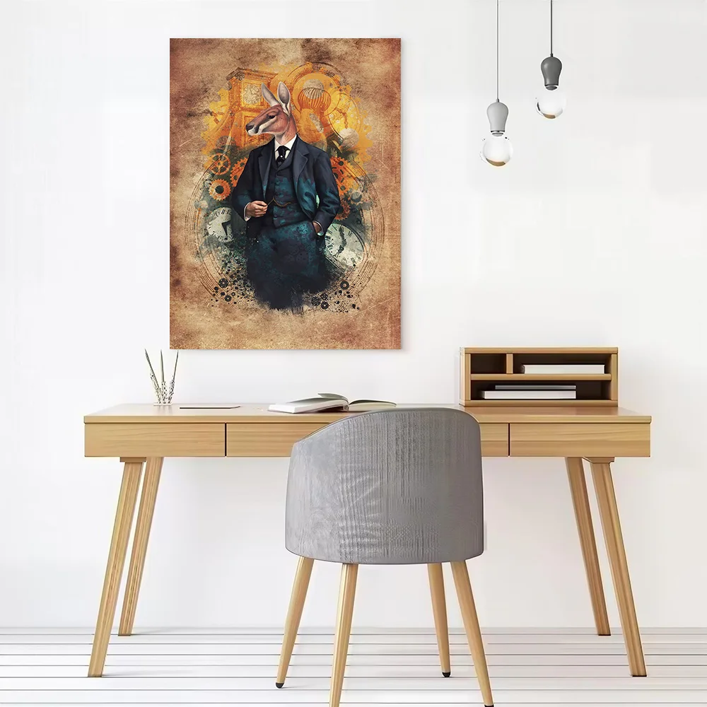 The Watchmaker Canvas Wall Art Poster Custom Wall Paintings Personalized Photo Printing for Living Room Interior Decoration Home