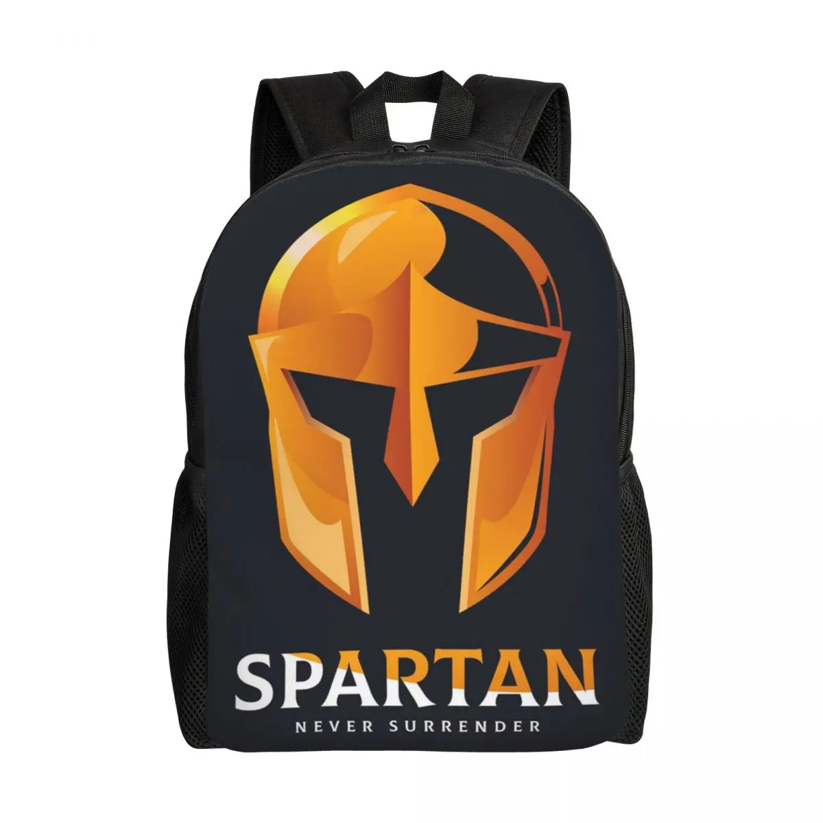 Sparta Spirit Spartan Skull Laptop Backpack Men Women Casual Bookbag for School College Student Bags