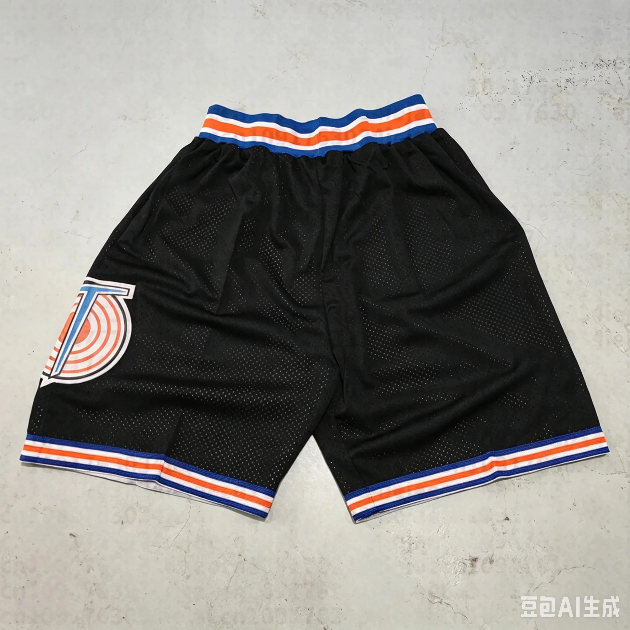 2026 New Retro Contrasting Striped Team Basketball Shorts, Football Shorts, Quick Drying Casual Beach Shorts for Men