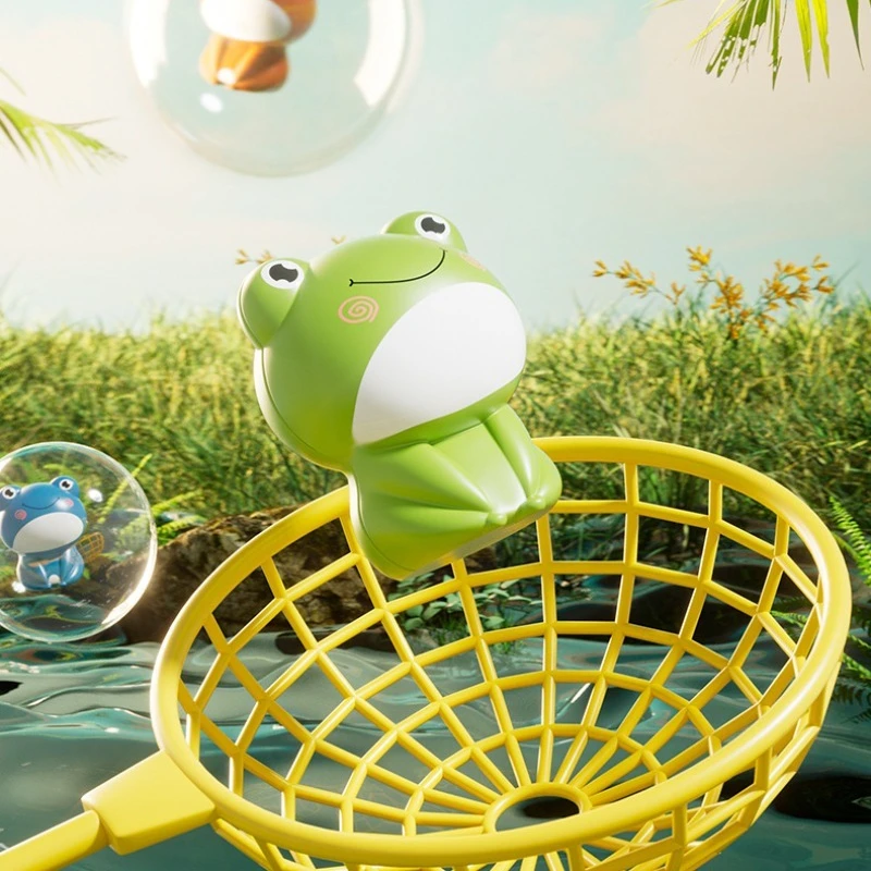 Elektryczna katapulta żaba, karuzela dla dzieci z muzyką i skacząca żaba, zabawka edukacyjna, interaktywna gra rodzic-dziecko, prezent dla dziecka.