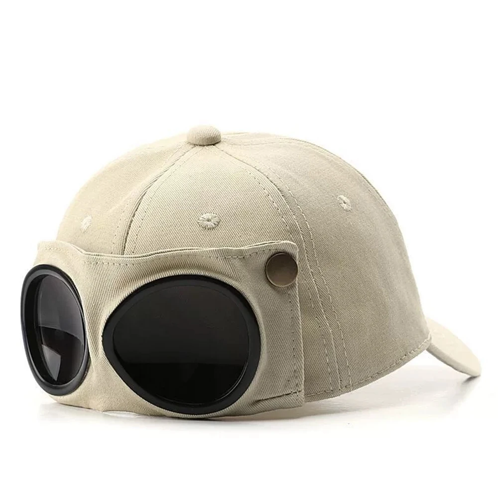 Neue Aviator Hut Sommer Persönlichkeit Gläser Baseball Kappe Weibliche Unisex Sonnenbrille Männliche Kappe Baseballkappe Jungen Kappe