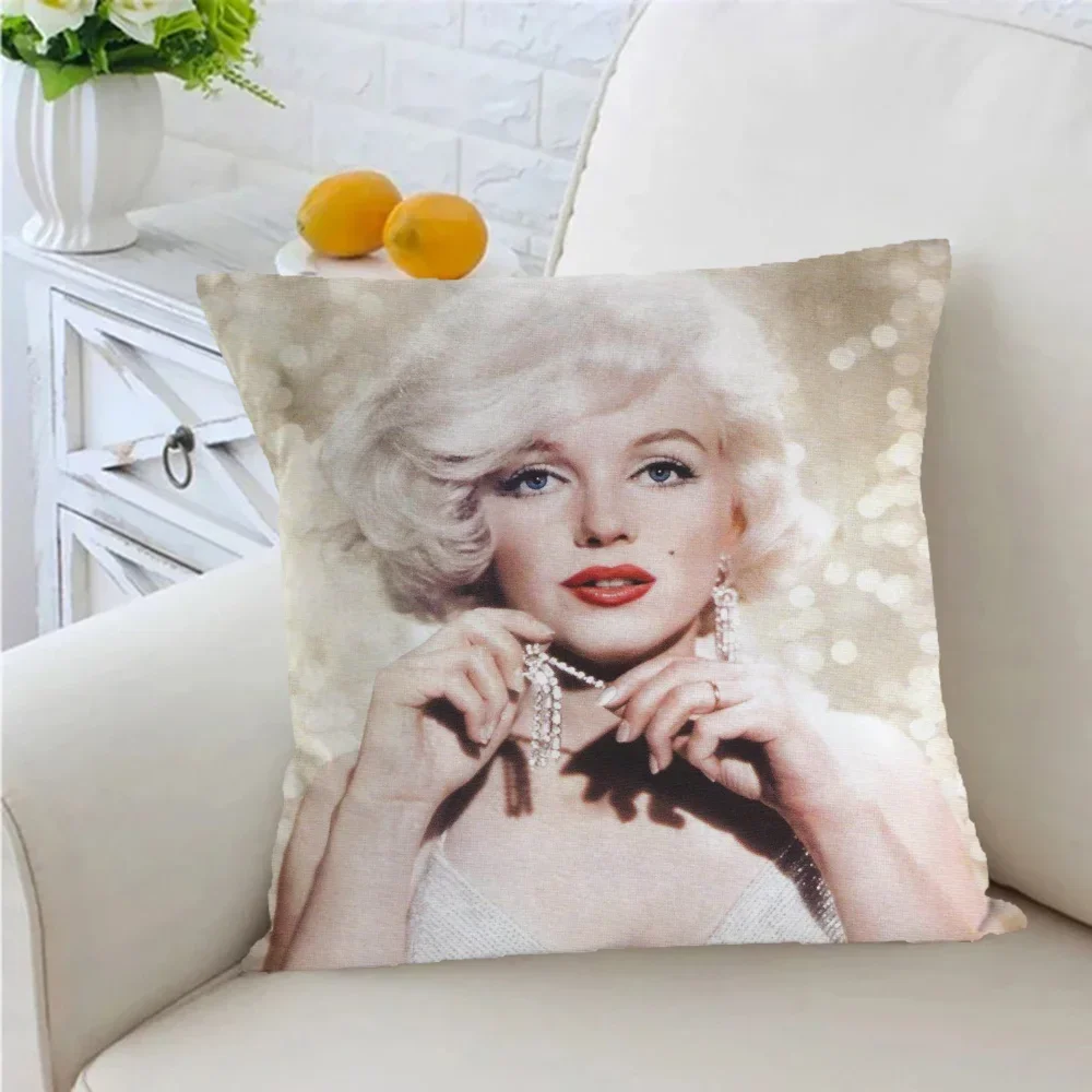 Marilyn Monroe Pillow Covers Decorative Cushion 45x45 Cushions Cover Sleeping Pillows Home Sofa 50x50 40*40 Pillowcase Textile