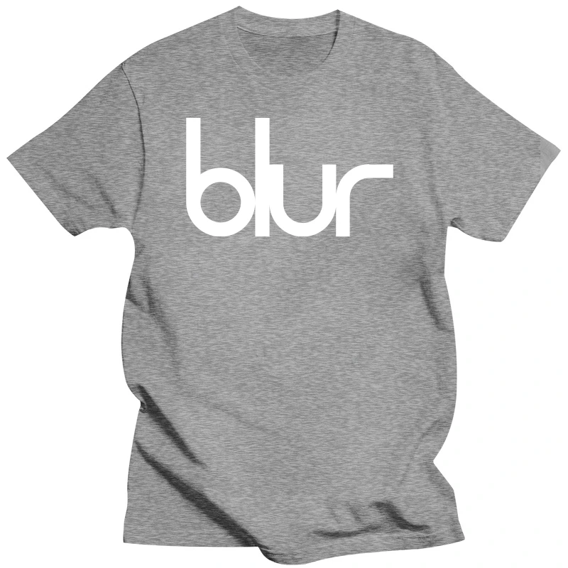 New BLUR Rock Band Logo Mens Black T-Shirt Size S to 3XL - 100% cotton