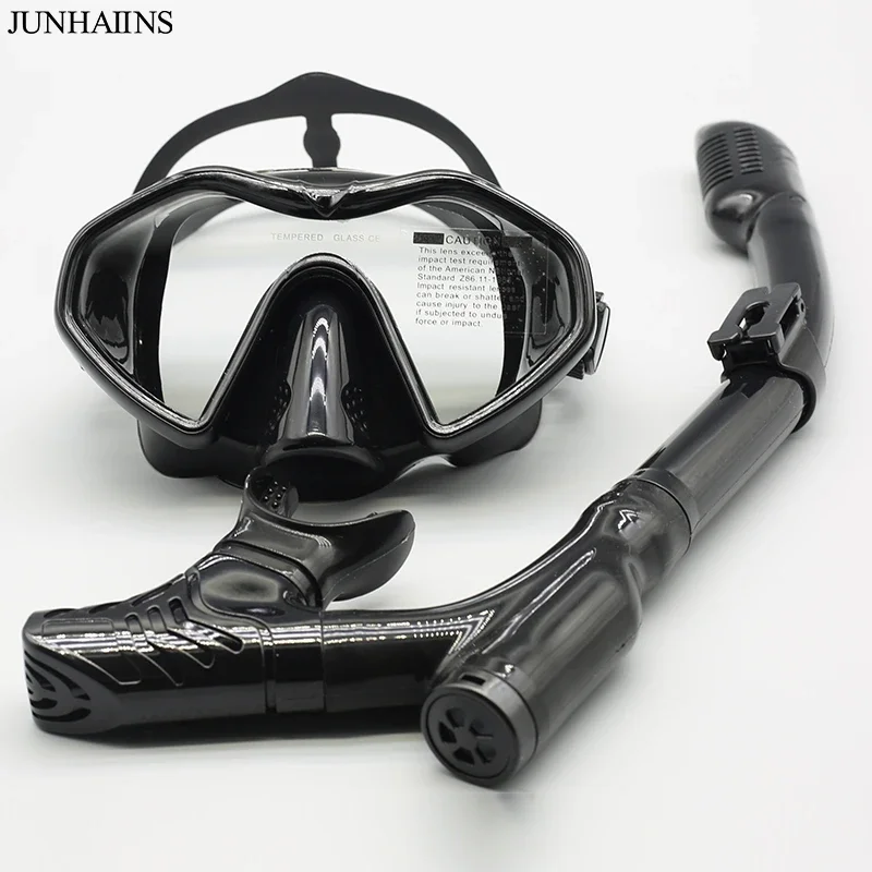 Adult Snorkeling Mask Set Diving Snork Anti-Fog Tempered Glass Diving Mask for Man Adult Goggles Leak-Proof Spearfishing accesso