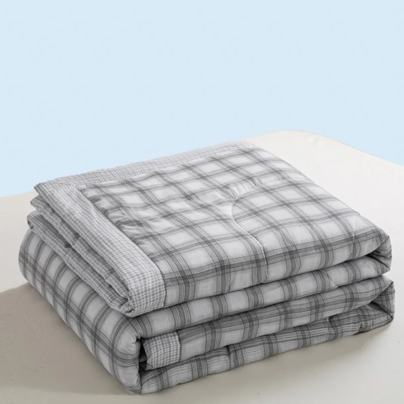 Cotton Xia Liang Quilt Student Dormitory Single Air Conditioning Quilt Summer Thin Quilt Machine Washable
