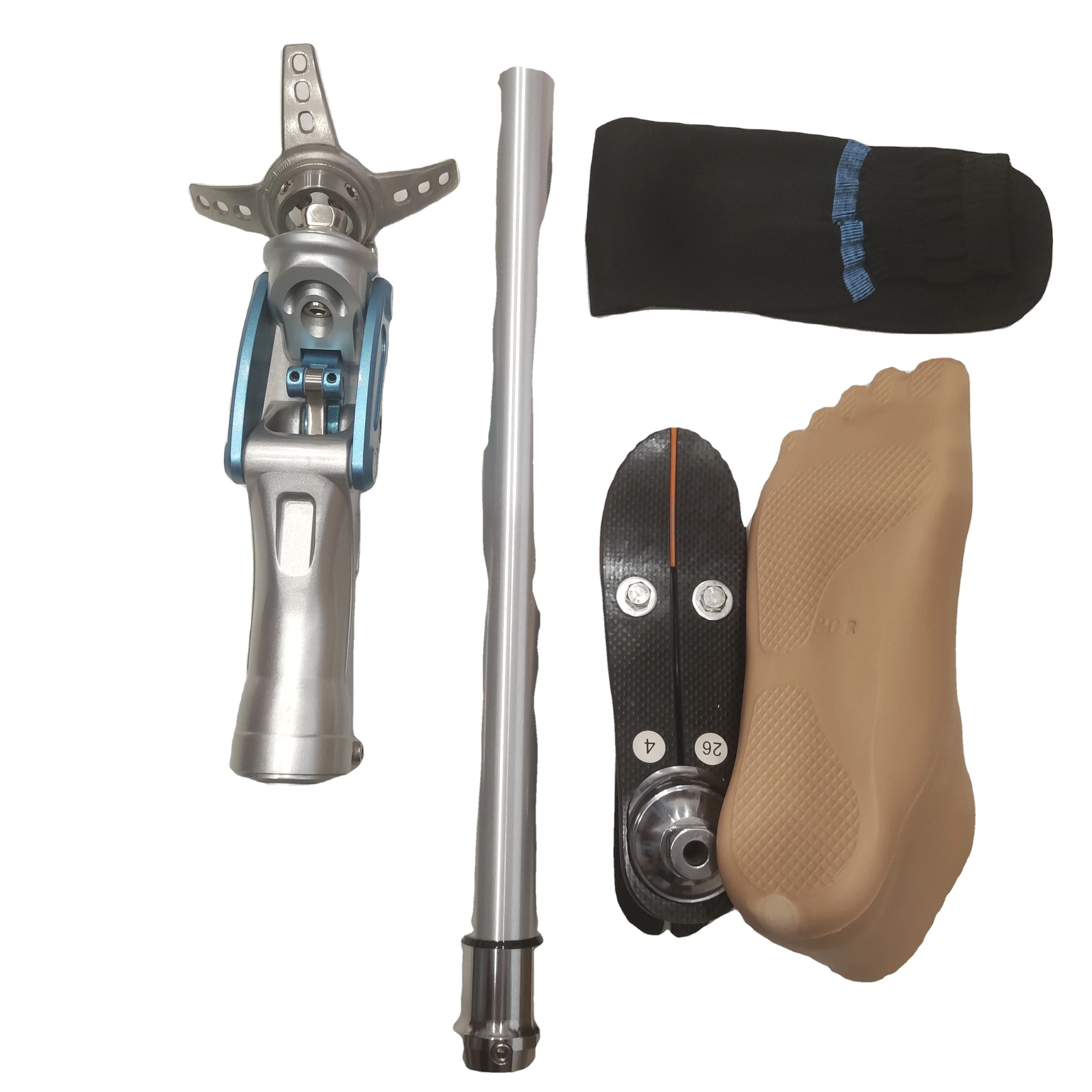 

aluminium Knee Joint Orthotics Walk Foot Prosthesis Class I Blue Prosthetic Leg