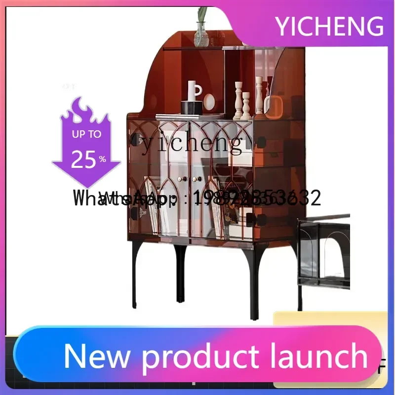 

G1 Modern Living Room Acrylic Locker Wine Cabinet Simple Entrance Cabinet Nordic Tea Cabinet