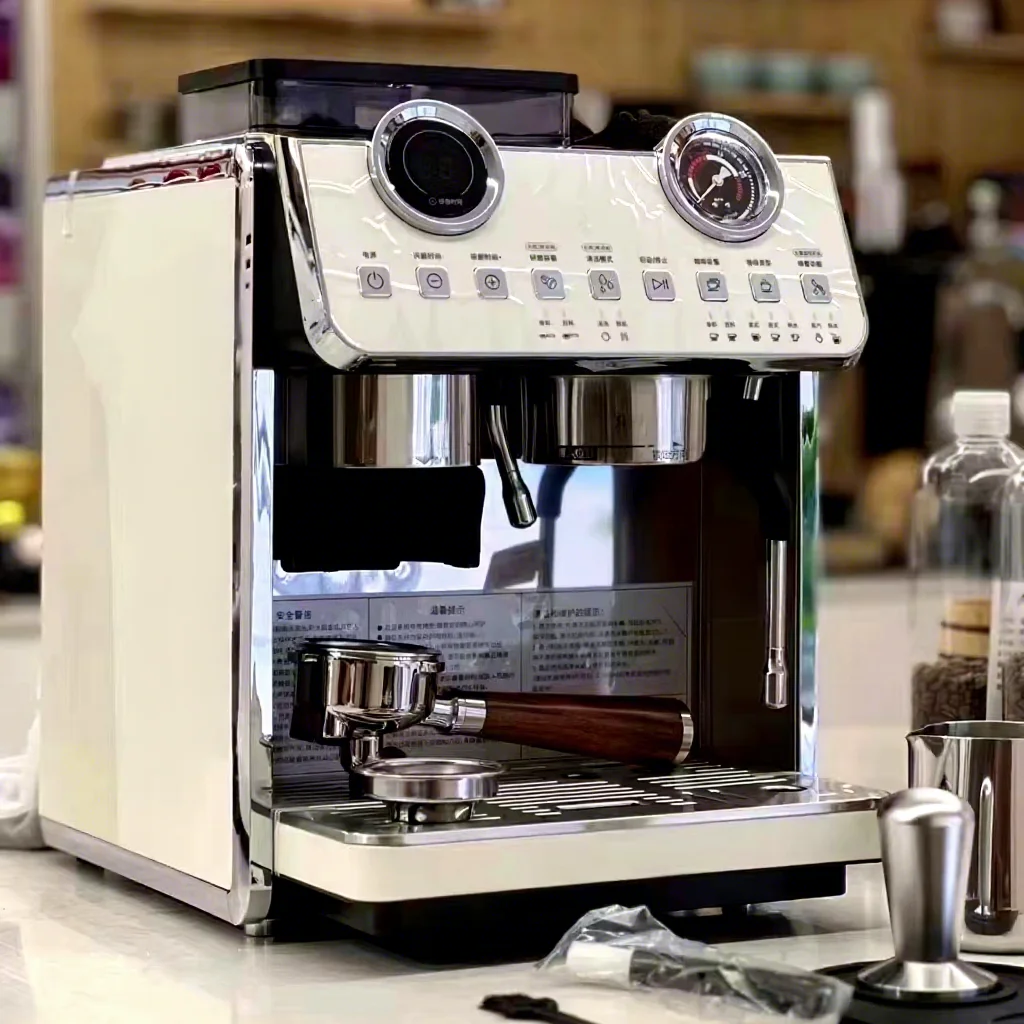 

Double Boiler Coffee Machine Multifunctional Espresso Grind Pressure Espresso Machine for RV