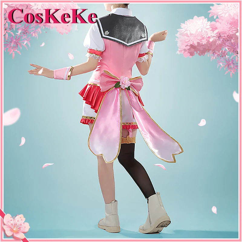 【Customized】CosKeKe Sakura Laurel Cosplay Game Umamusume: Pretty Derby Costume Combat Uniform Halloween Party Role Play Clothing