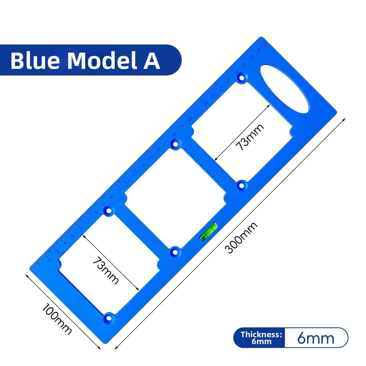 For Home Renovation Orange 86mm Switch Template Woodworking Positioner Precision Cutout Guide Sturdy ABS Material