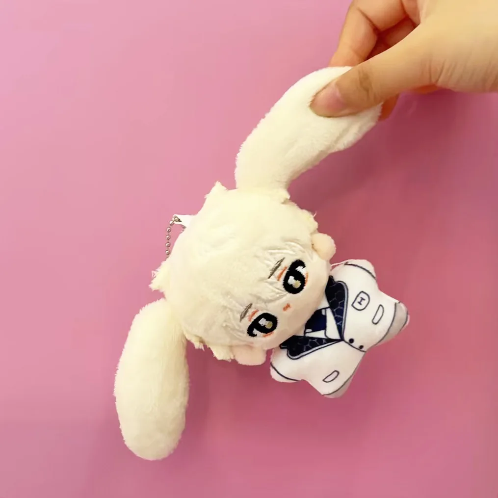 New 12cm BLUE LOCK Plush Toys Cute Soft Stuffed Mikage Reo Keychain Dolls For Kid Birthday Christmas Gift