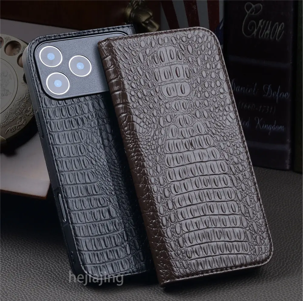 

Чехол-книжка премиум-класса из натуральной яловой кожи для iPhone 17 Air 17 Pro Max Business Cover