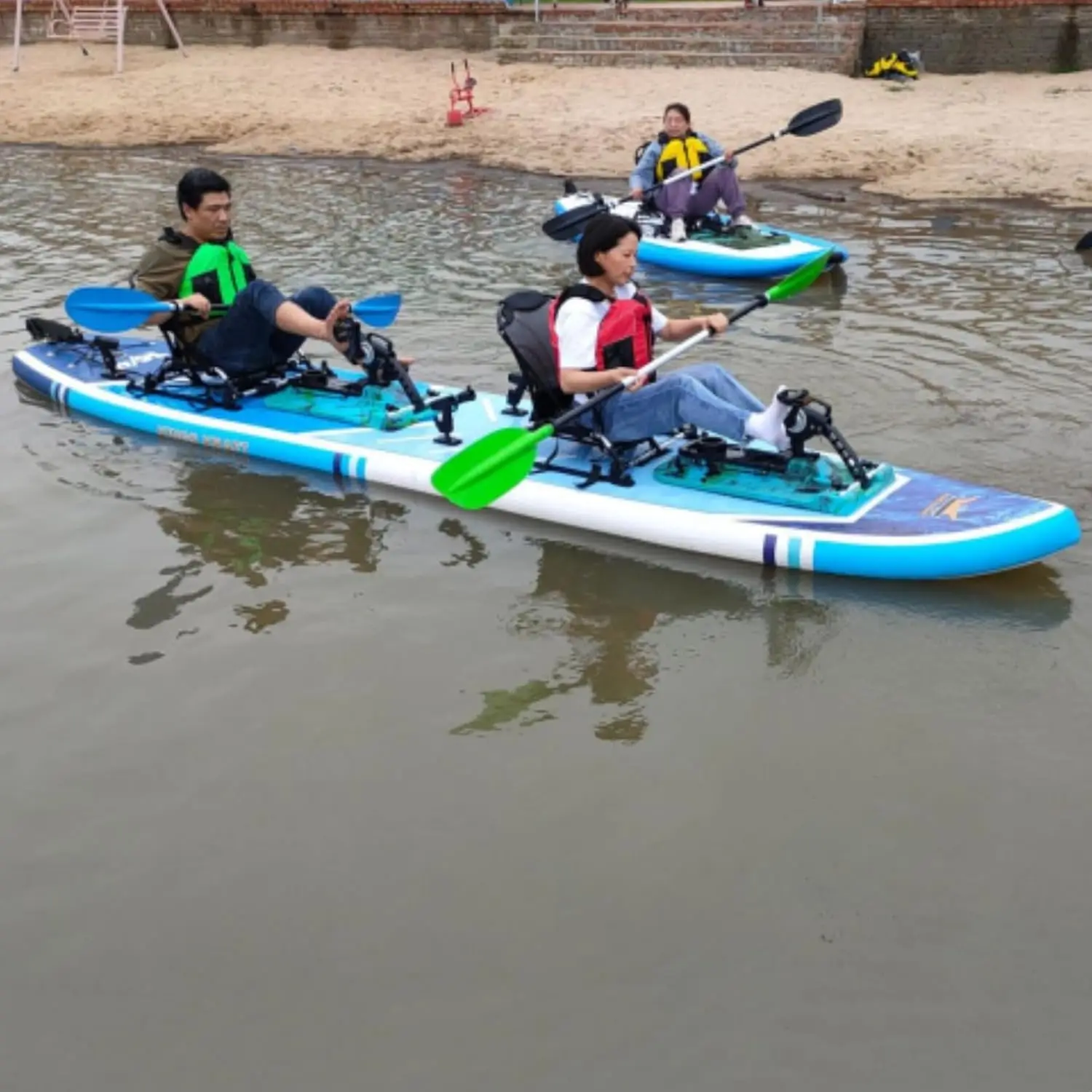 Commercial Inflatable Water Bicycle for Lake Beach Resort and Water Park Rentals