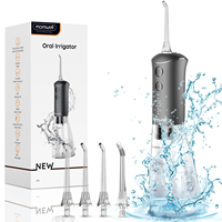 Water Flosser Pick for Teeth Portables Oral Irrigator 300ML Rechargeable IPX7 Waterproof 3 Modes Flossing Picks for Home Travel