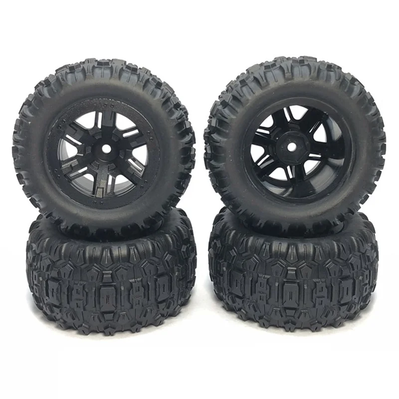 

4Pcs Rubber Tire Tyre Wheel for MJX Hyper Go H16H H16E H16P 1/16 RC Car Upgrade Parts Spare Accessories