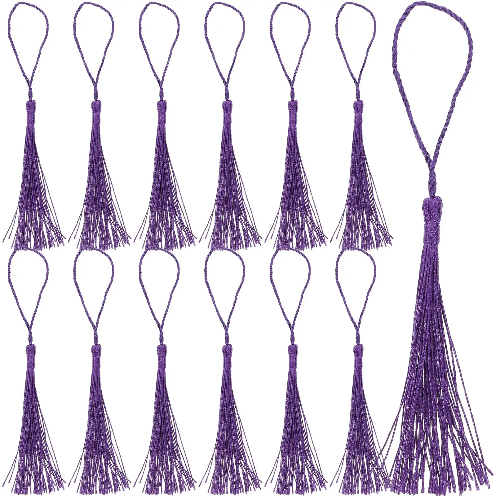

20 Pcs Handmade Tassels Fringe Mini Craft Decorative Bookmark Metal DIY Earring Bracelet Jewelry Decor Apparel