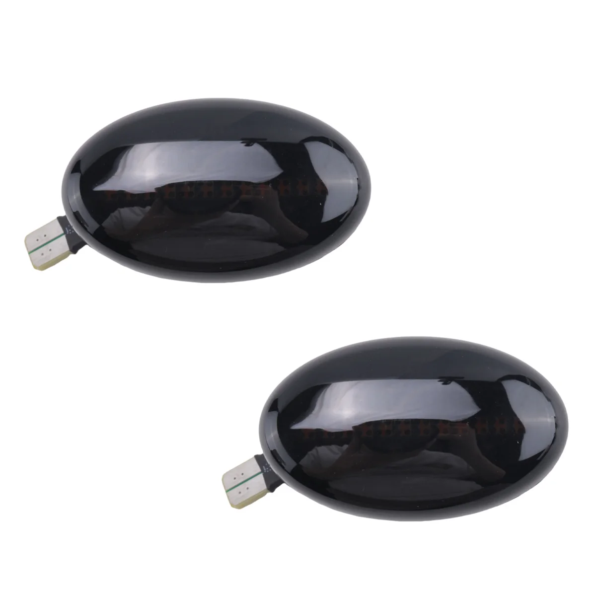 2Pcs LED Car Side Marker Light Turn Signal Light for Mercedes-Benz Smart W450 W452 A-Class W168 Vito W639 W447 Black