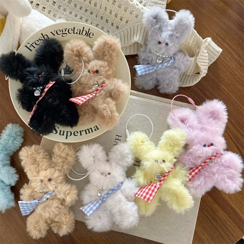 

Очаровательный брелок-подвеска в виде длинноухого кролика с узором ID-покет-маркер, новинка East Gate, для сумок, модные украшения для женщин