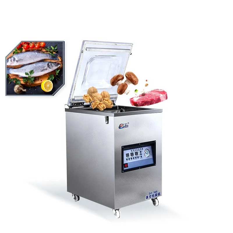 

CohoMachine automatic commercial rice coffee fish food sausage chicken meat vacuum sealer packaging packing machine