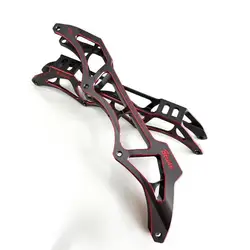 Super Light 7075 CNC Alloy Strengthen Inline Speed Skating Frame Silver Skates Base for 4X110mm 4X100mm 4X90mm 165mm 180mm 195mm