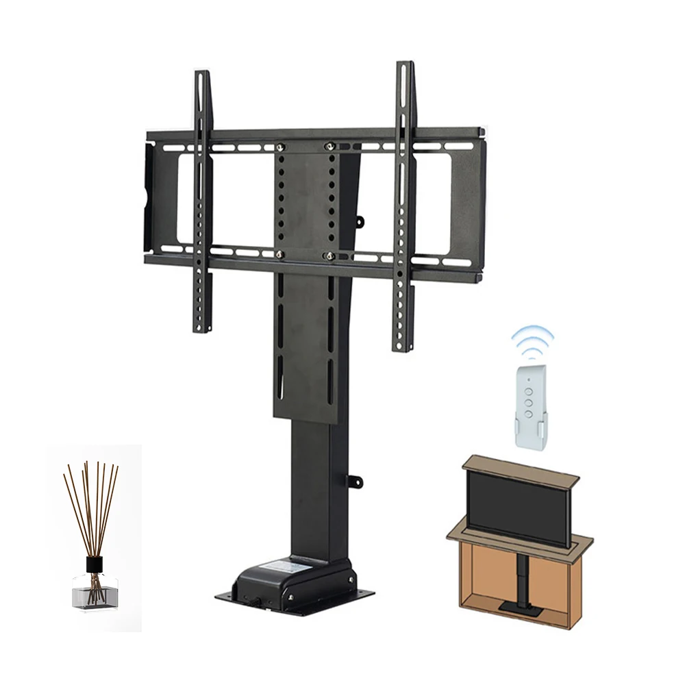 Automatic Electric Tv Motorized Lift Stands for 32 to 70 Inches ，Mechanical Lift up Tv Motorized Mechanism,