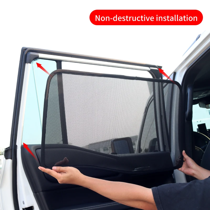 For Toyota Land Cruiser 250 Prado Lc250 2024 2025 1958 First Edition Interior Accessories,Car Side Window Screens,Window Shades
