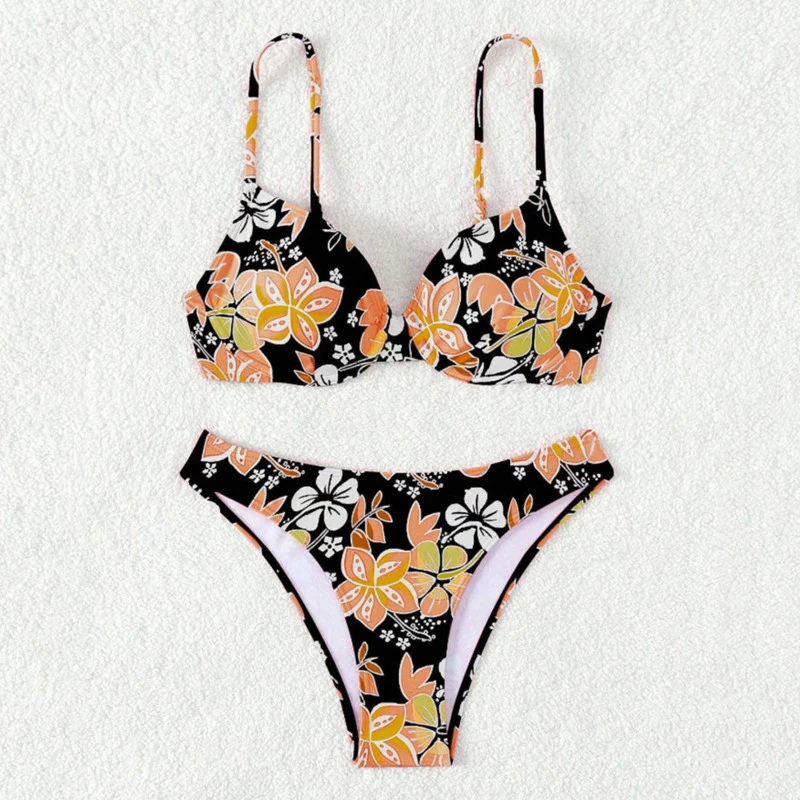 Print sexy bikini's damesbadmode vrouwelijk badpak voor zwemkleding badpakken Braziliaanse bikiniset strandkleding zwembadbader