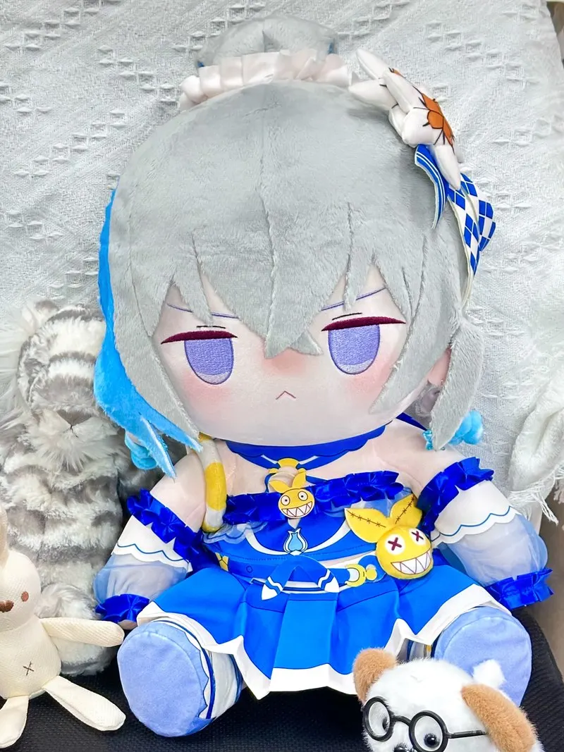 Honkai Impact 3rd Bronya Zaychik Herrscher Of Truth 40cm Sitting Plush Doll Duck Style Anime Game Peripheral For Fans